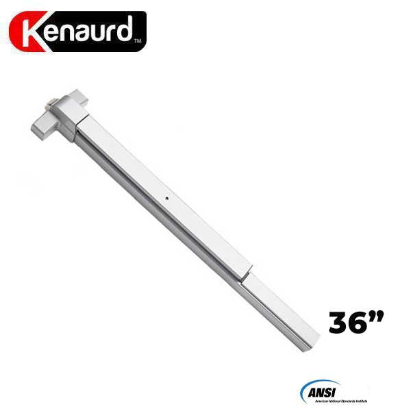 Heavy Duty Panic Bar - Exit Device - Grade 1 - Aluminum Finish - 36" - UHS Hardware