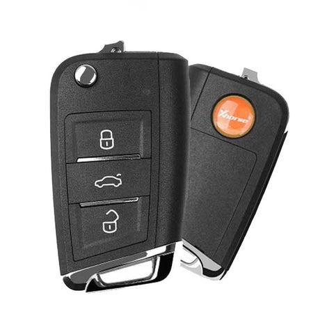 Xhorse - XEMQB1EN - Super Remote /  MQB Style / 3-Button Universal Flip Key / VVDI Super Chip for VVDI Tools - UHS Hardware
